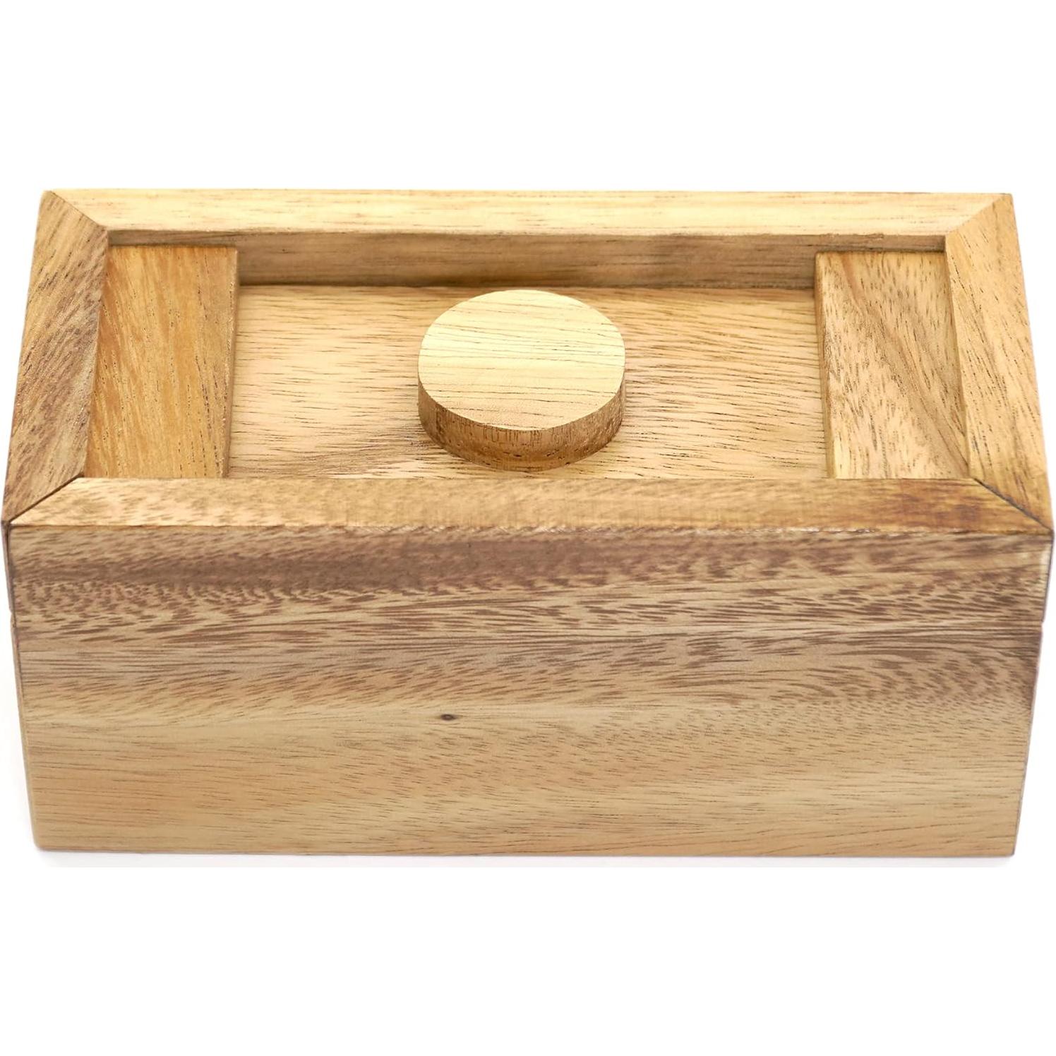 Caja Ziggurat BSIRI - Rompecabezas de Madera con Compartimentos