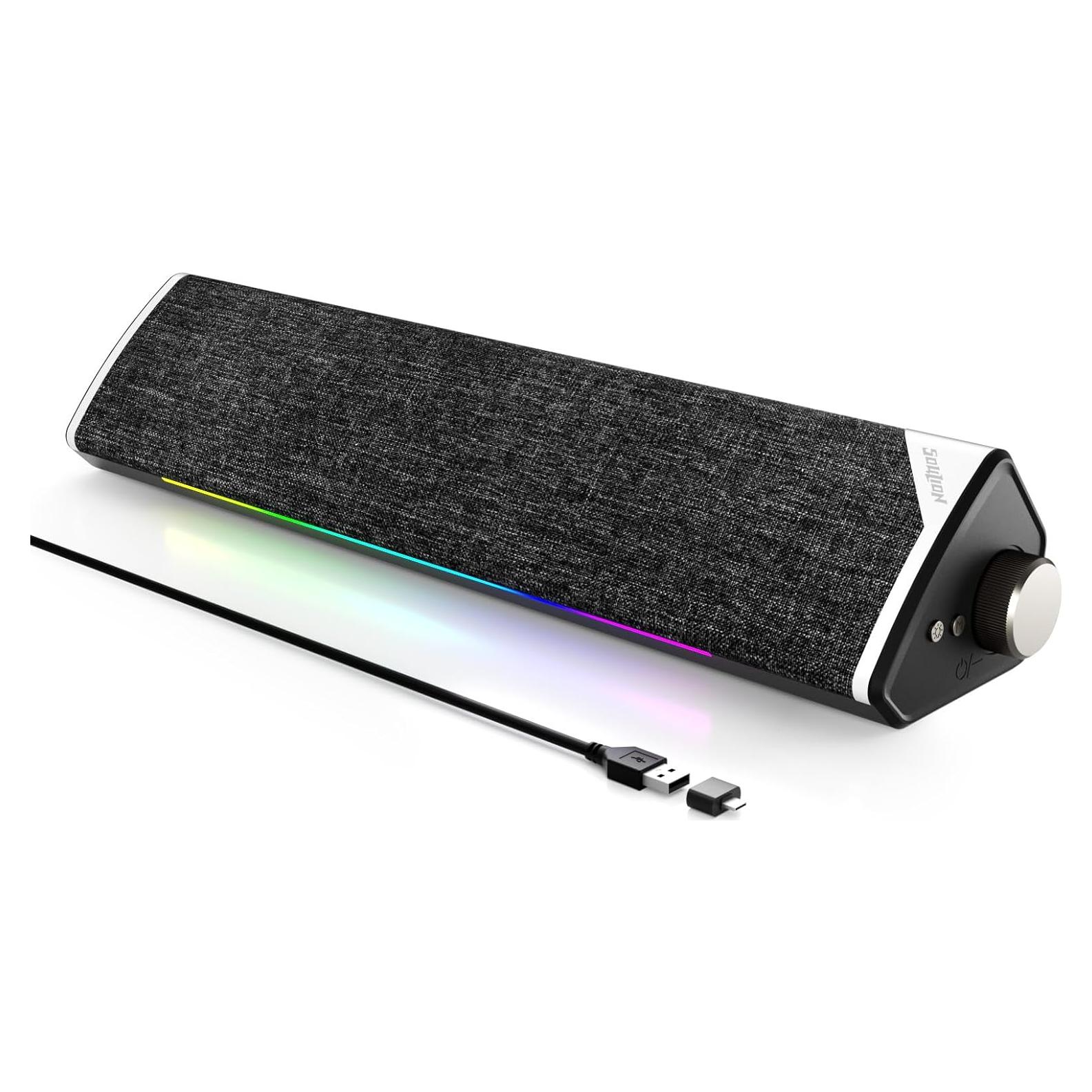 Altavoces Bluetooth SOULION R60 con Luz LED y USB - 1.1 kg