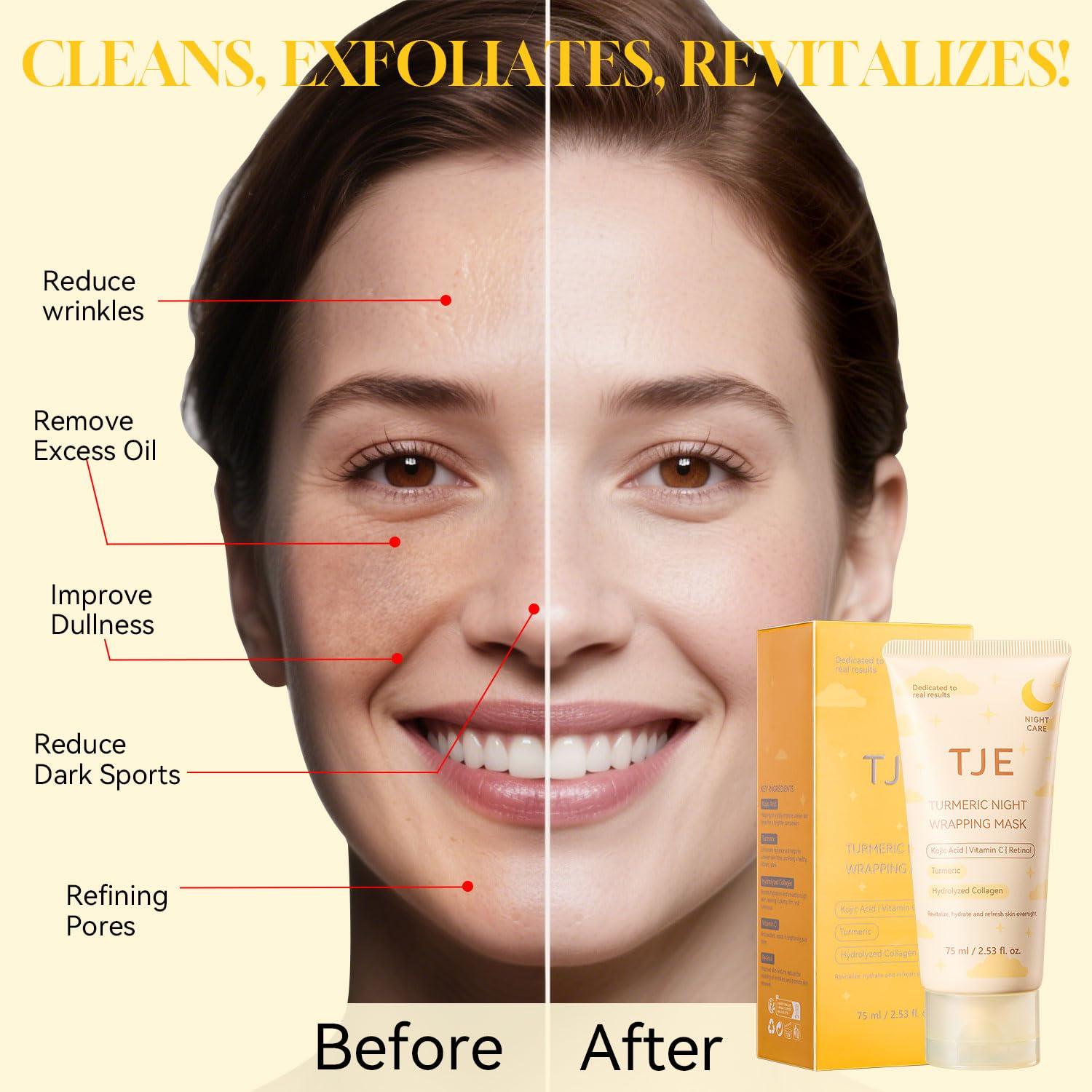 Máscara Peel Off TJE de Cúrcuma y Vitamina C 75ml