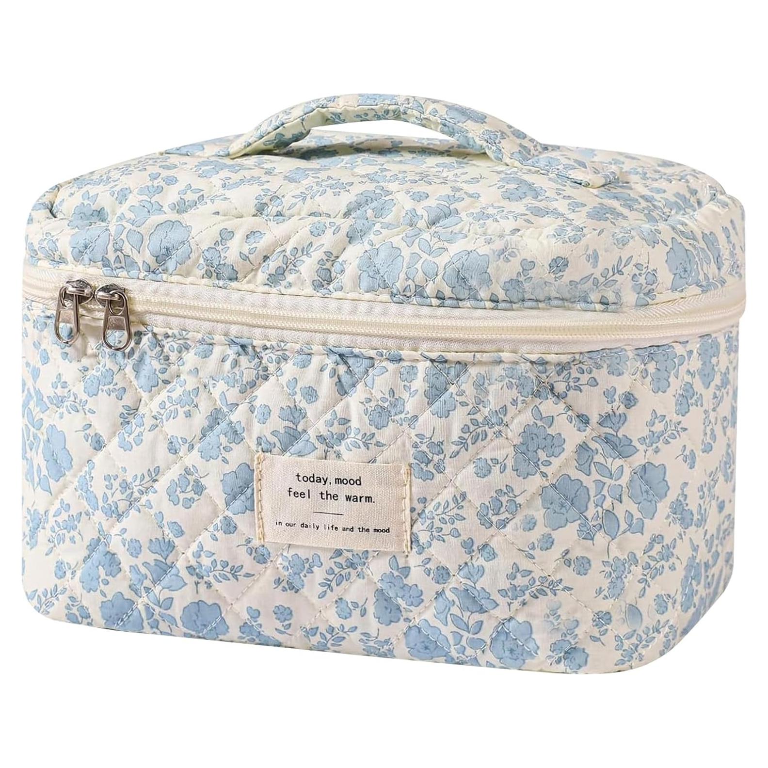 Bolsa de Maquillaje Grande Gosect Floral 25x16x16 cm