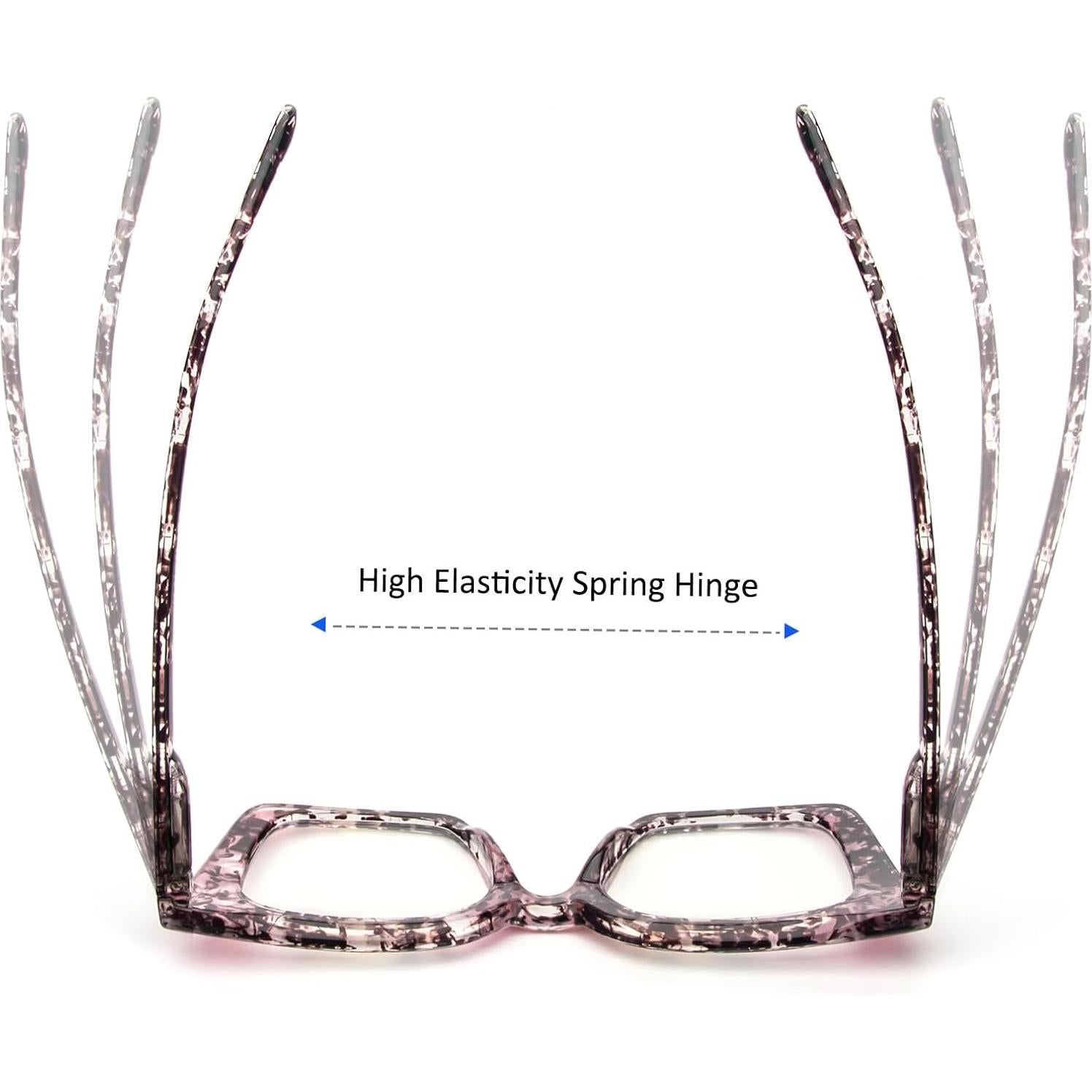 Gafas de Lectura KoKoBin 3 Piezas Estilo Cuadrado Anti Luz Azul