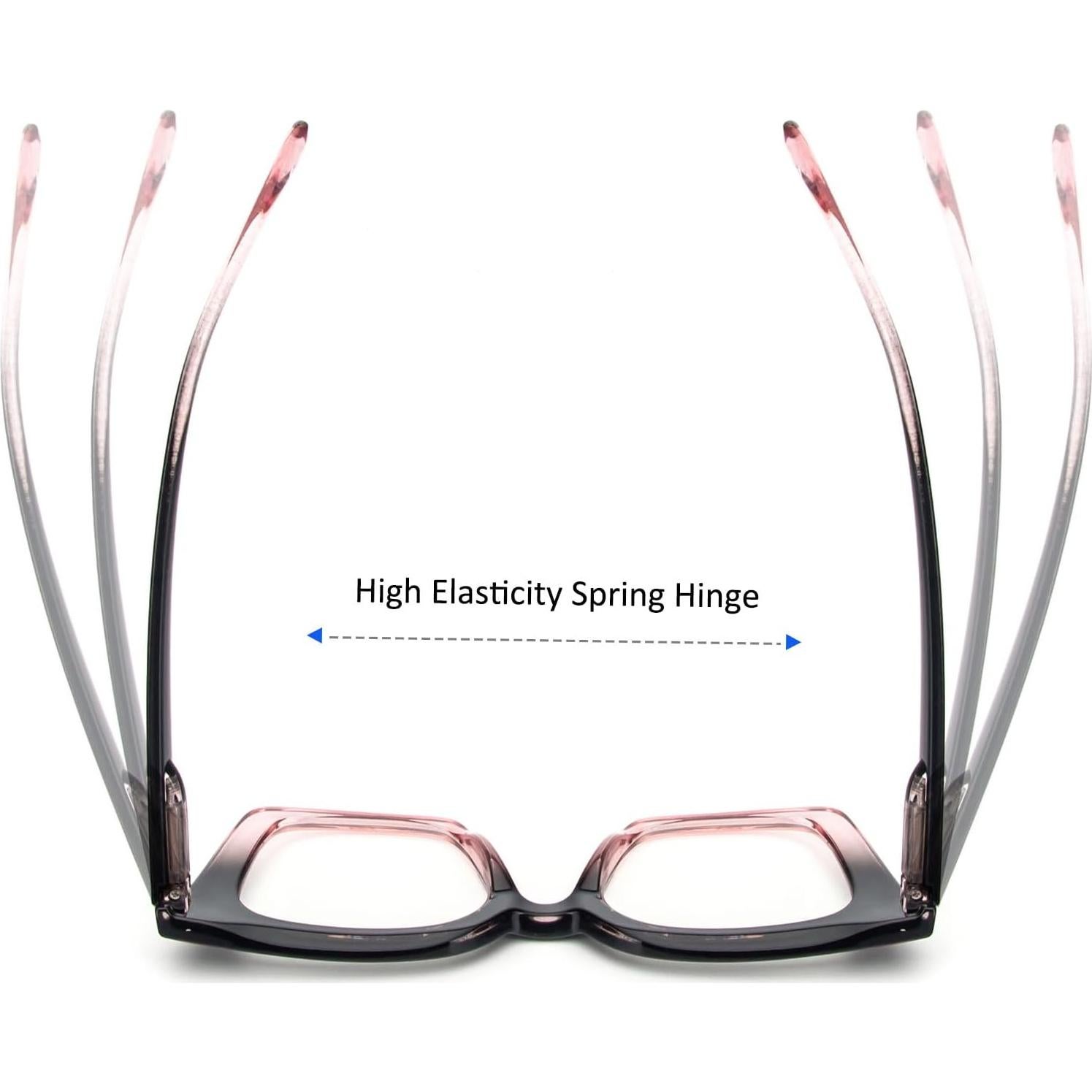 KoKoBin 3 Gafas de Lectura Estilo Oprah Bloqueo Luz Azul