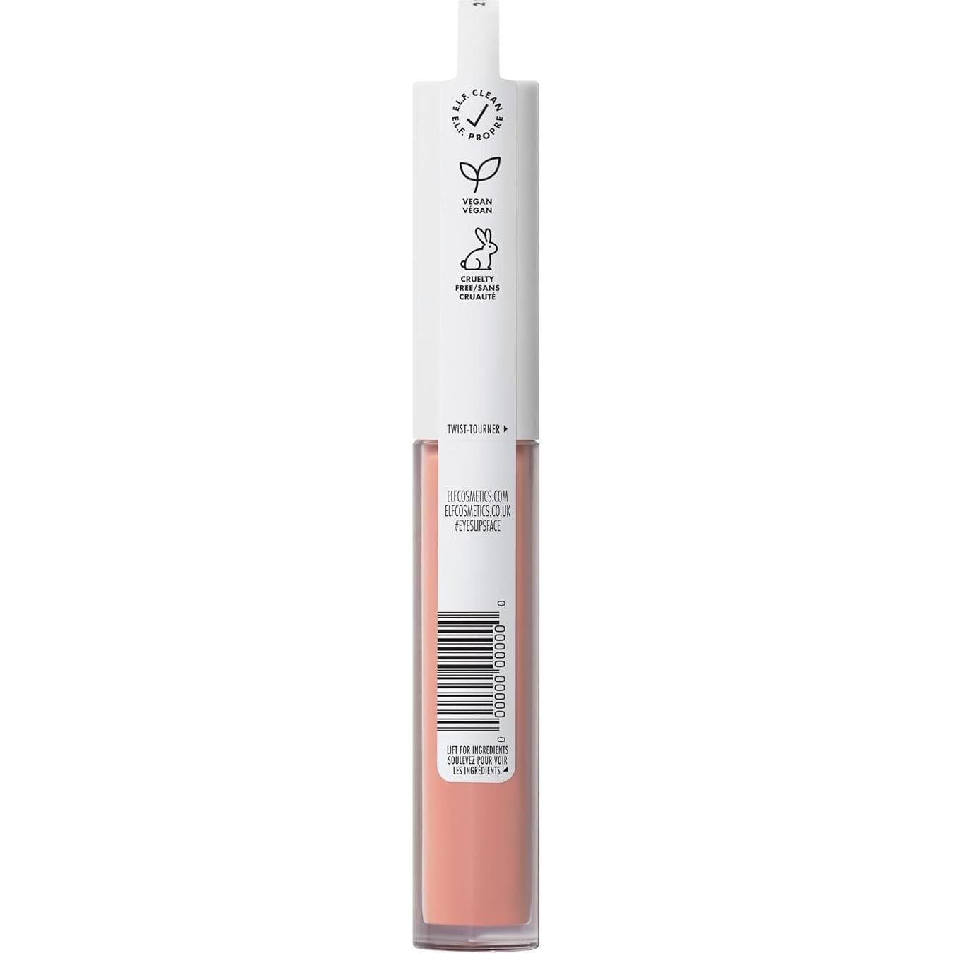 Lip Lacquer e.l.f. Rosa Susurro 2,37 ml Brillo Hidratante