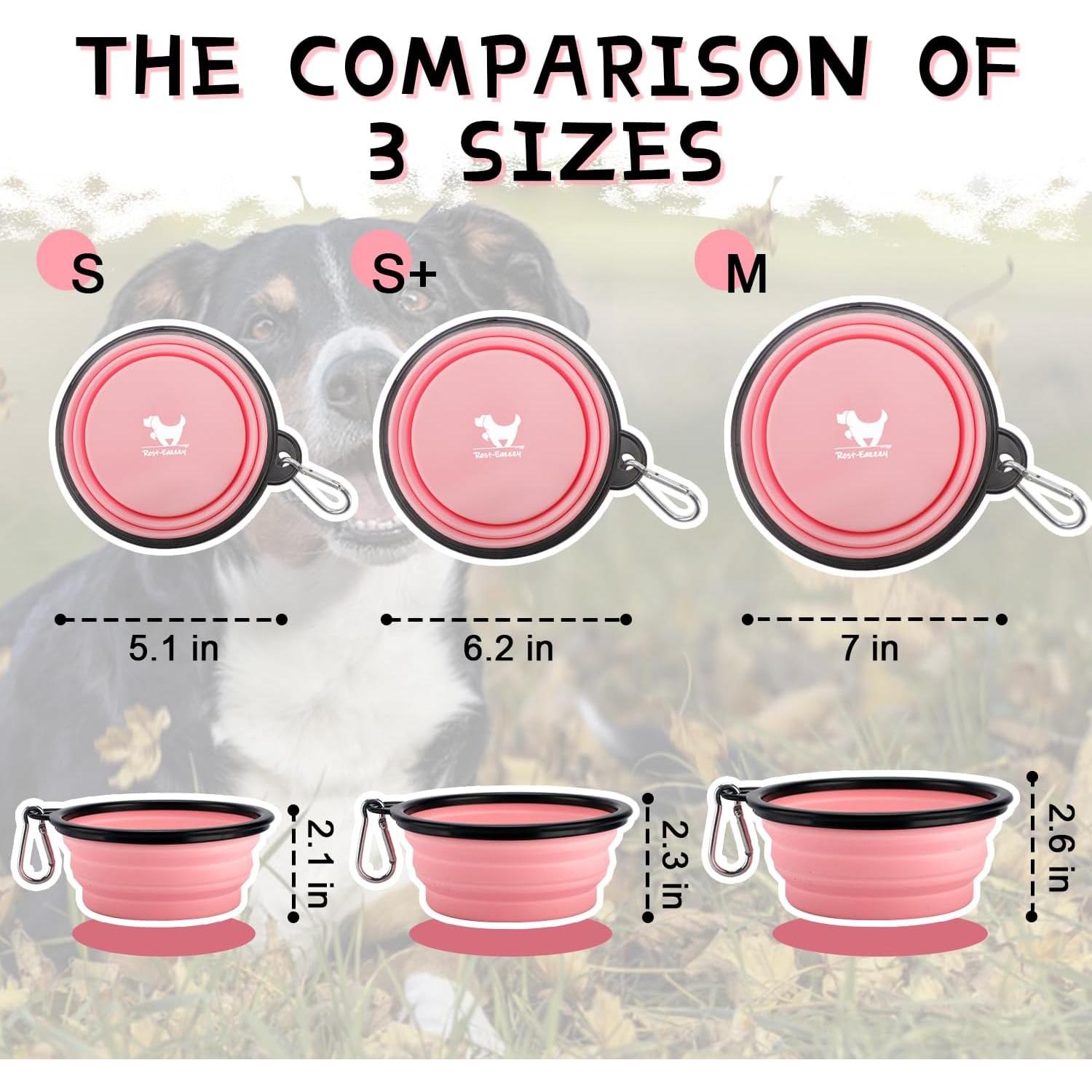 Cuencos Plegables para Perros Rest-Eazzzy 2 Unidades Silicona