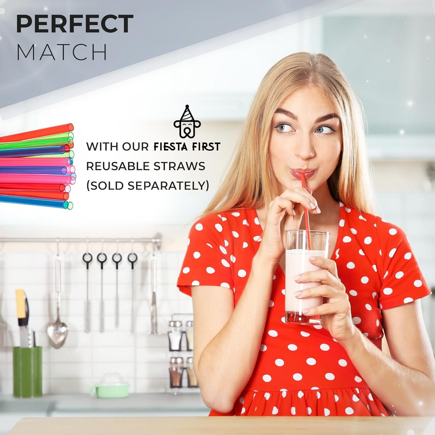 Juego de 4 Cepillos de Limpieza Buenalife para Popotes Reutilizables