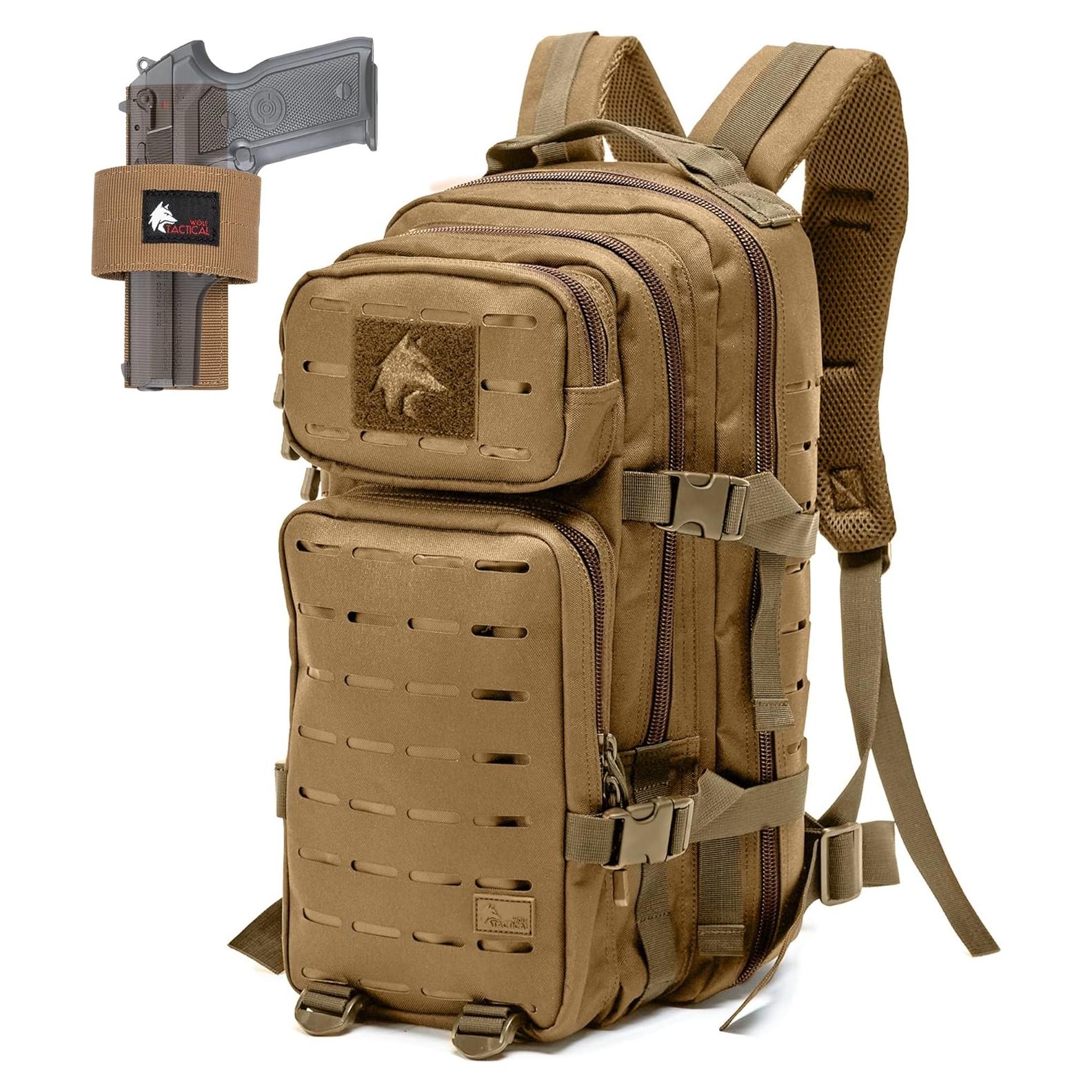 Mochila táctica WOLF TACTICAL 24L EDC compacta y ligera