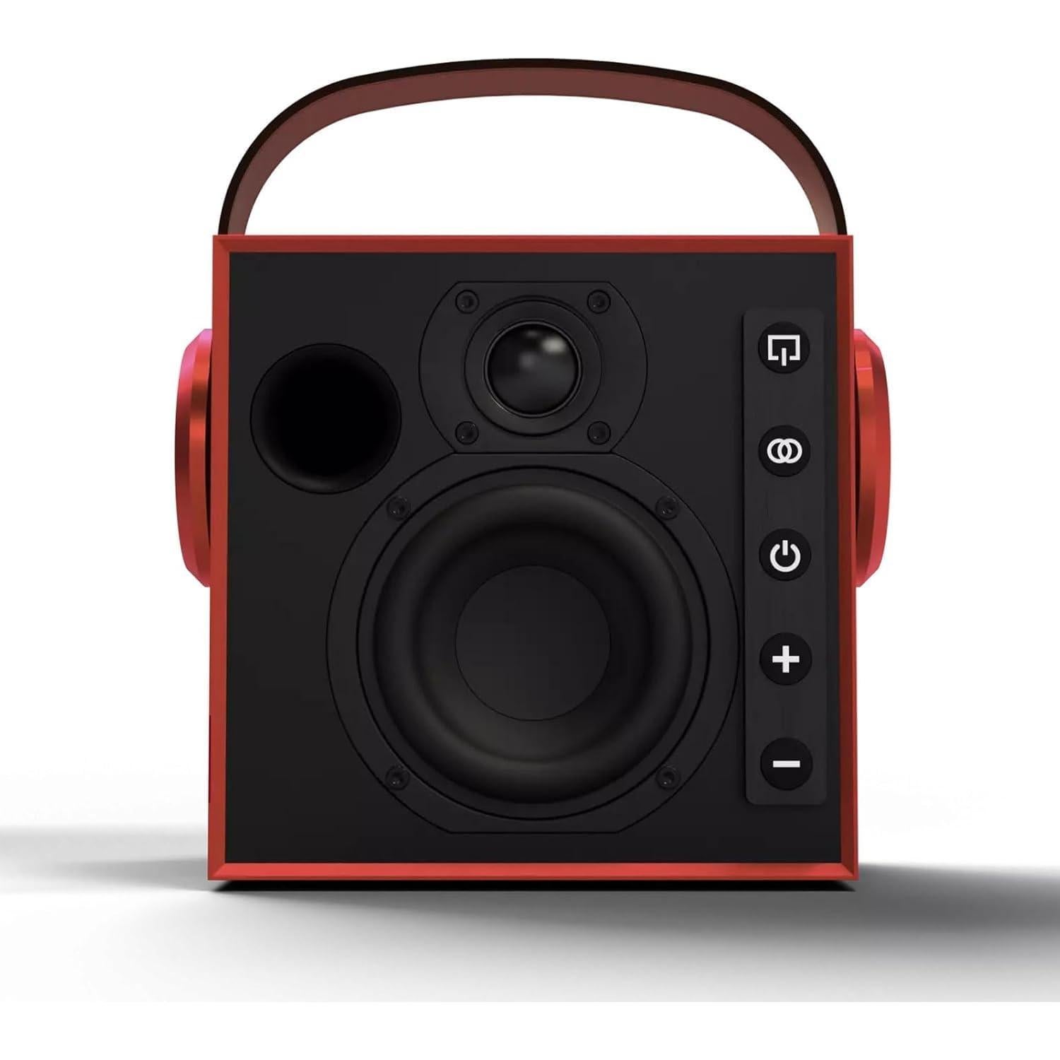 Altavoz Bluetooth Morel Biggie 18cm HiFi Inalámbrico Rojo