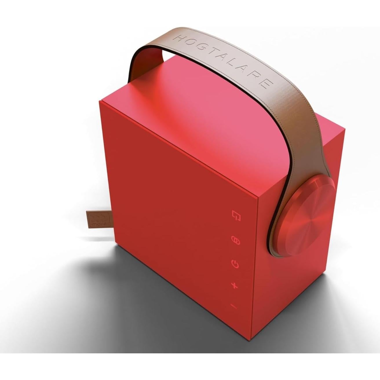 Altavoz Bluetooth Morel Biggie 18cm HiFi Inalámbrico Rojo