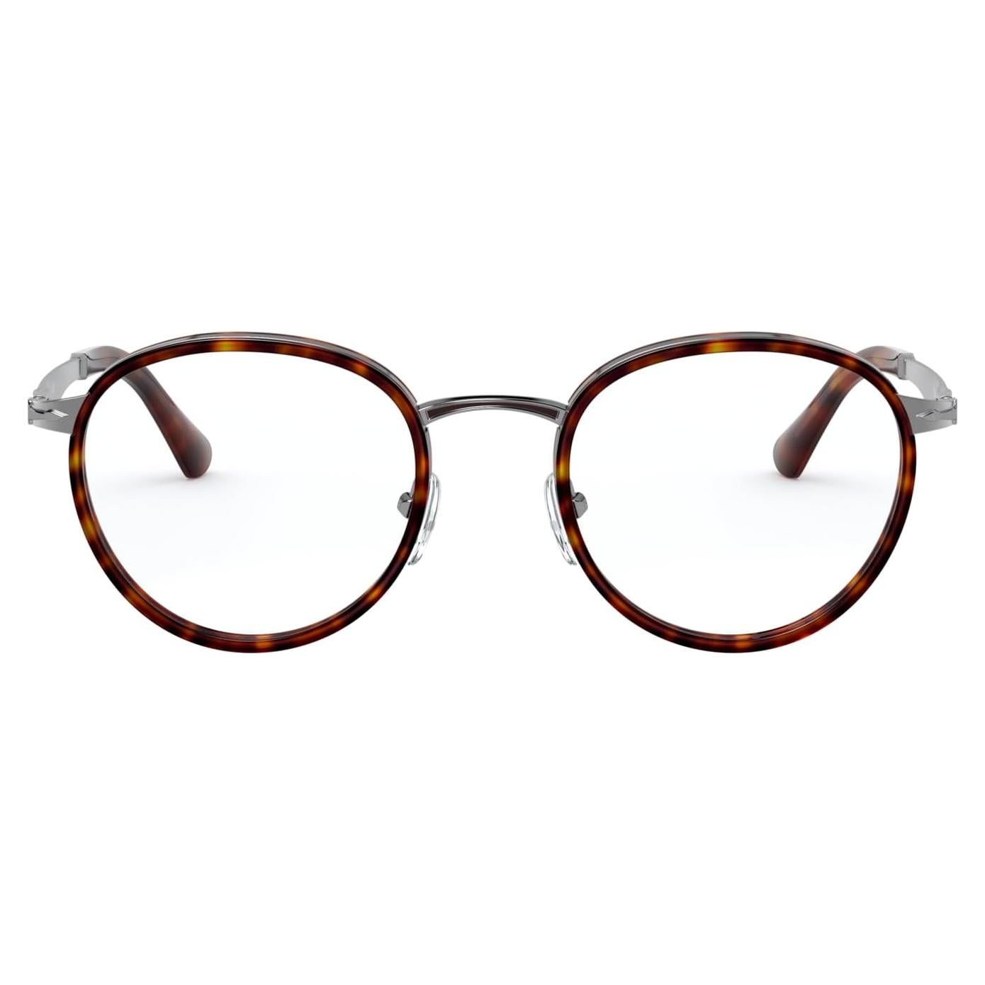 Gafas de Prescripción Persol PO2468V Redondas Gunmetal 49mm