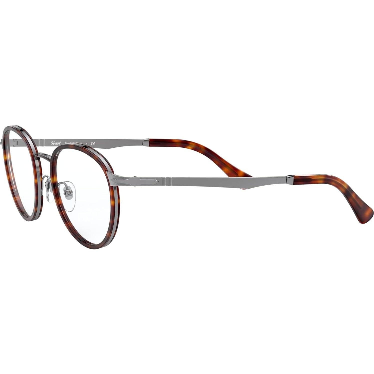 Gafas de Prescripción Persol PO2468V Redondas Gunmetal 49mm