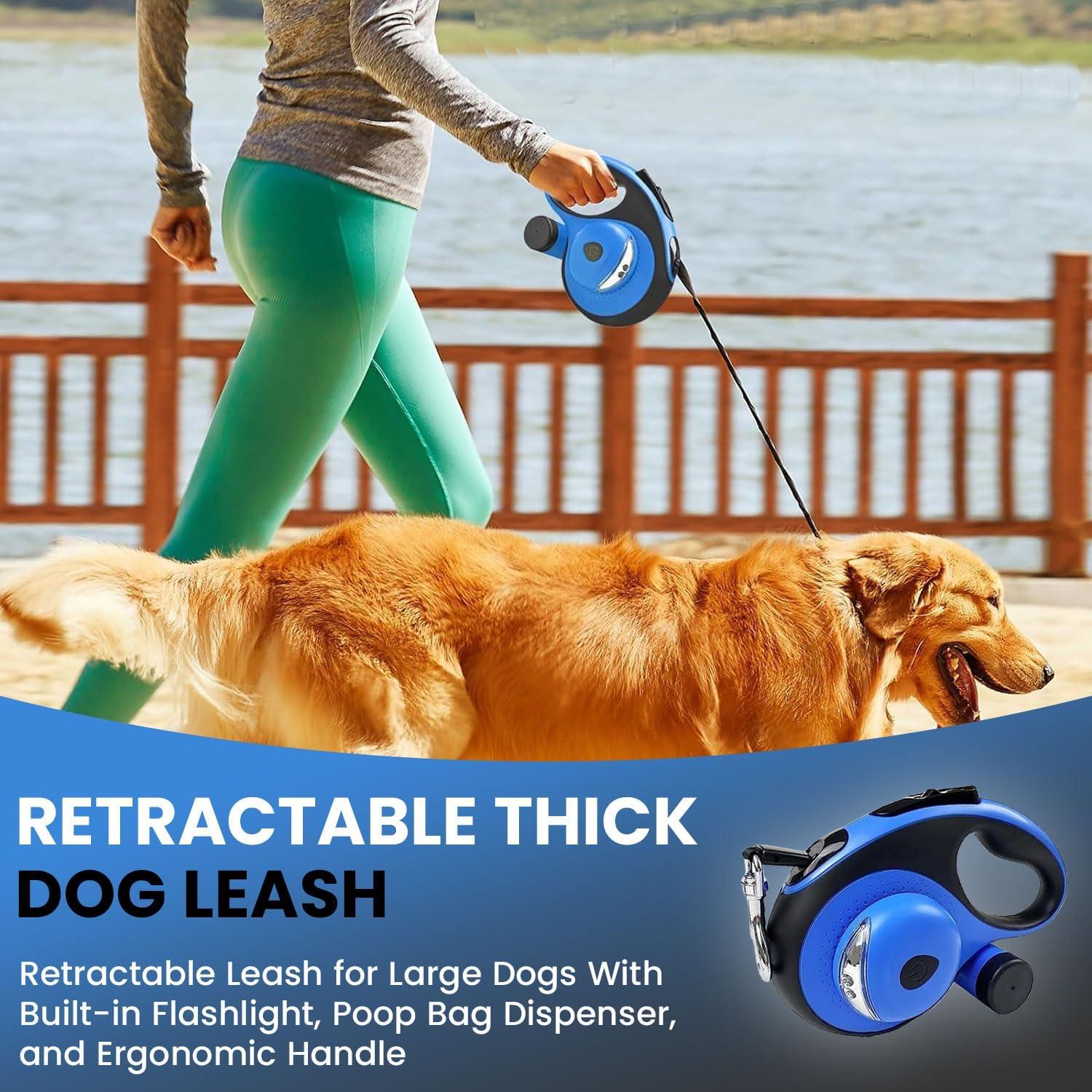 Correa Retráctil para Perros Mejores Suministros 8M Azul