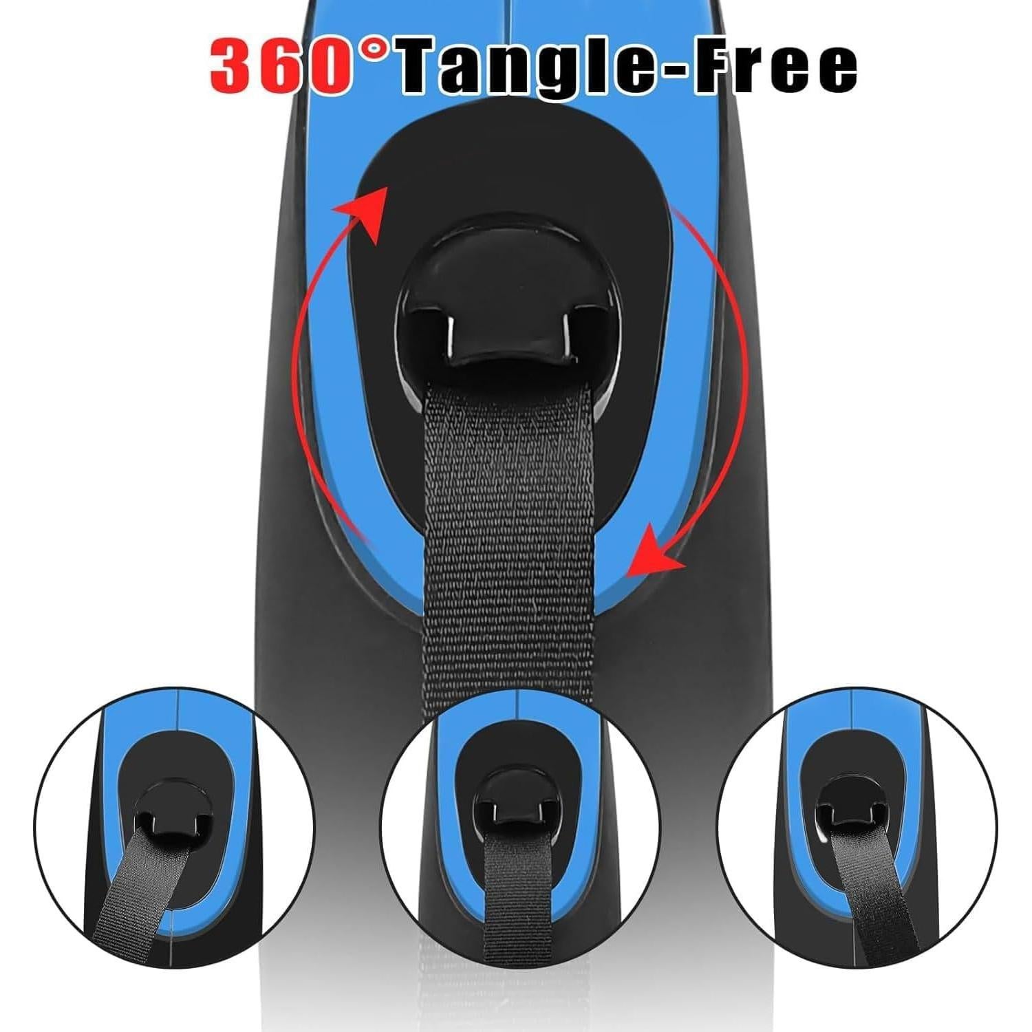 Correa Retráctil para Perros Mejores Suministros 8M Azul