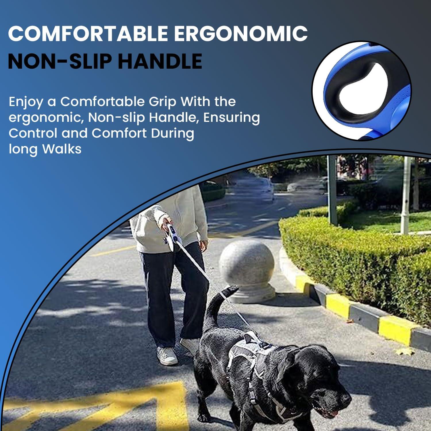 Correa Retráctil para Perros Mejores Suministros 8M Azul