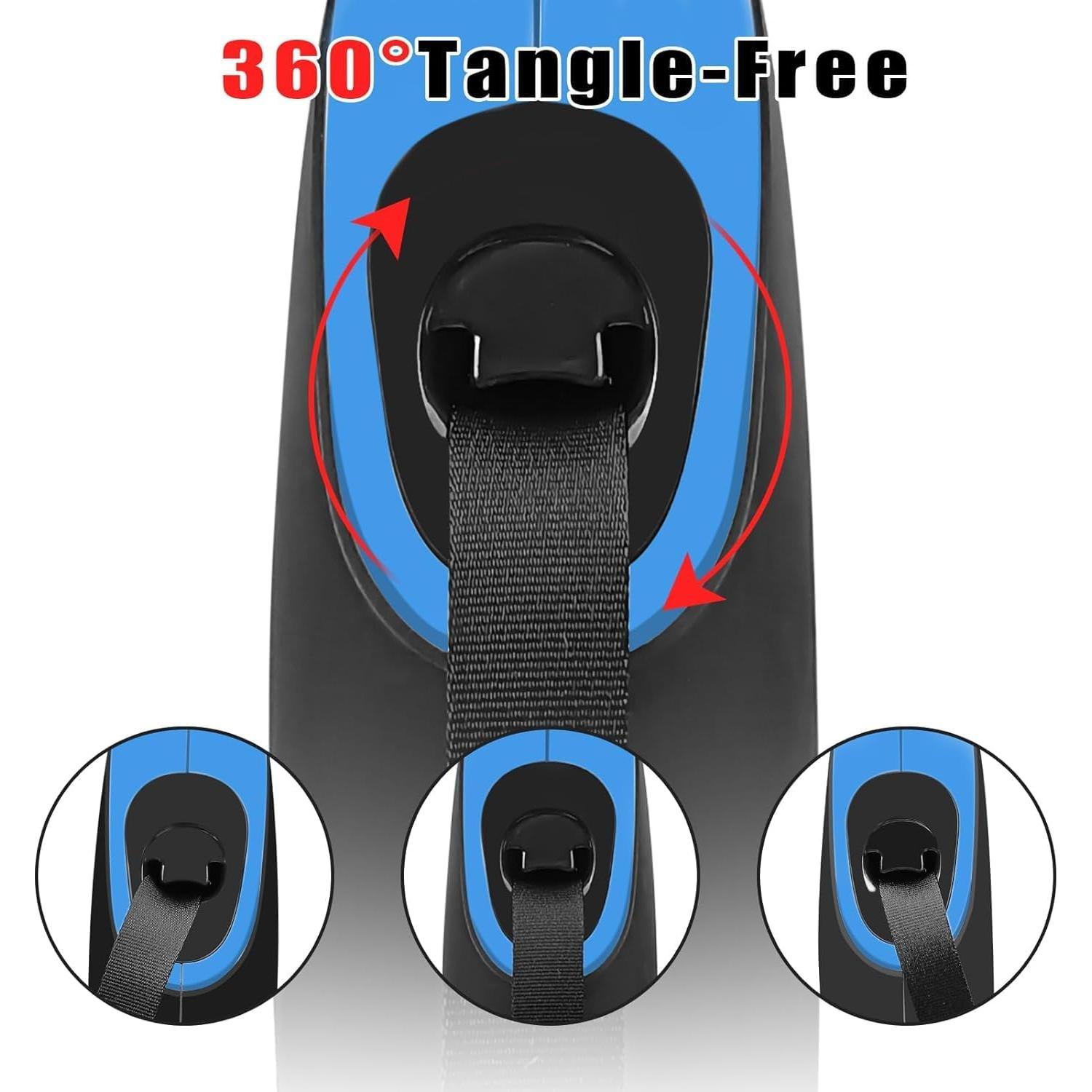 Correa Retráctil para Perros Mejores Suministros 8M Azul