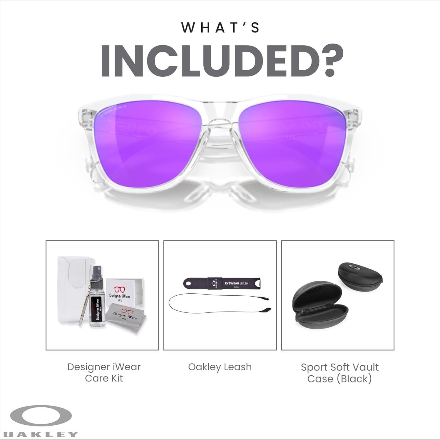 Gafas de sol Oakley Frogskins 9013H7 con correa y kit