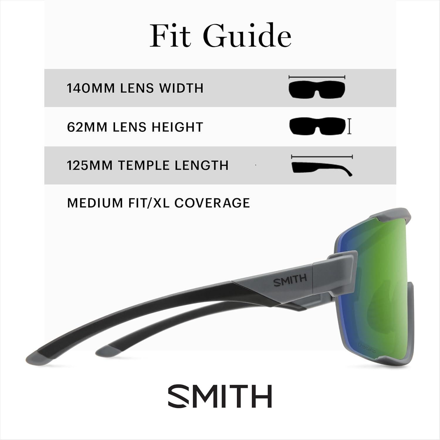 Gafas de sol Smith Wildcat ChromaPop para ciclismo y deportes