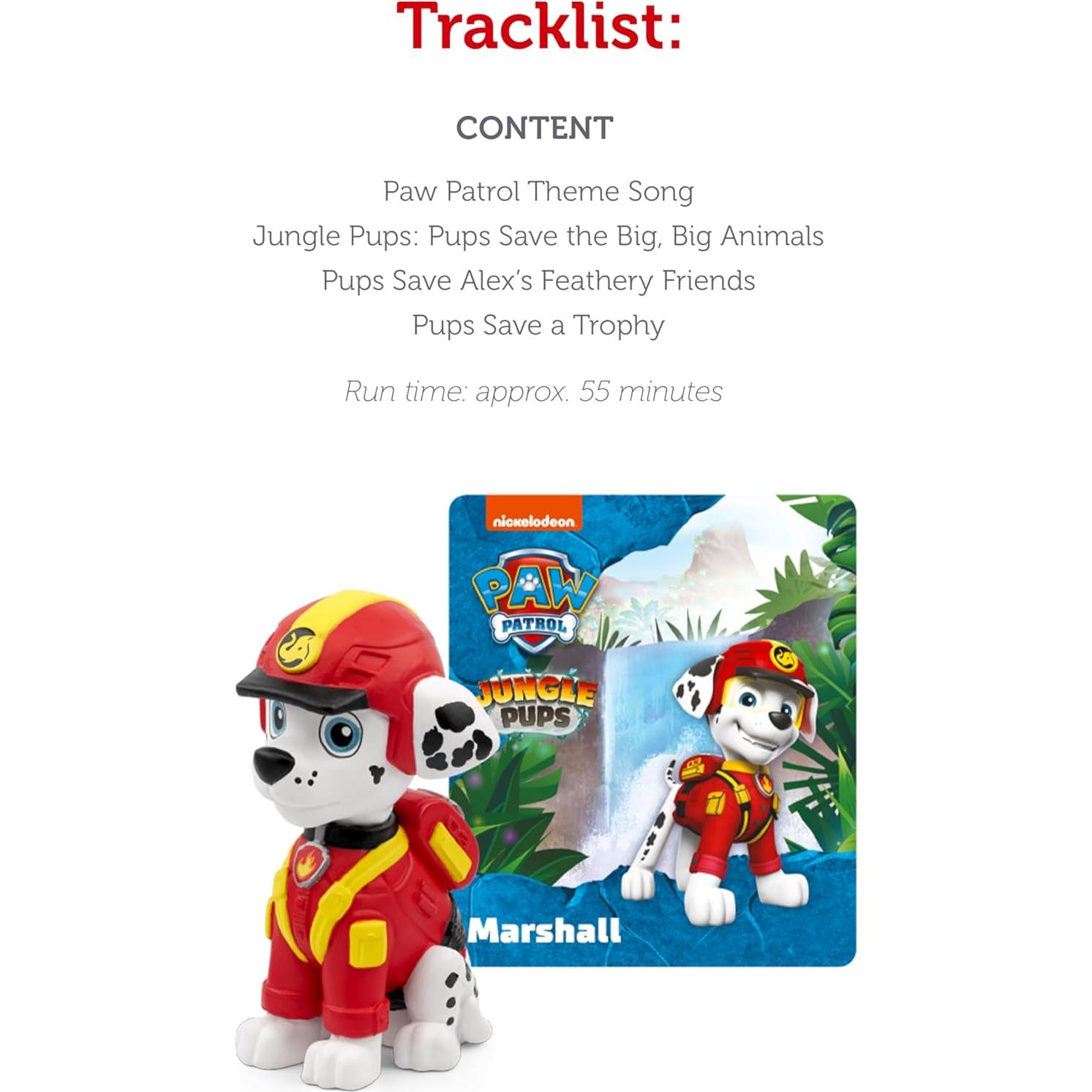 Tonies Marshall Audio Toy Figurine from PAW Patrol Jungle Pups