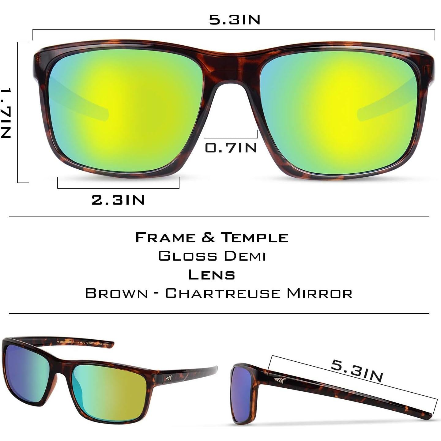 Gafas de sol polarizadas KastKing Toccoa unisex UV 100%