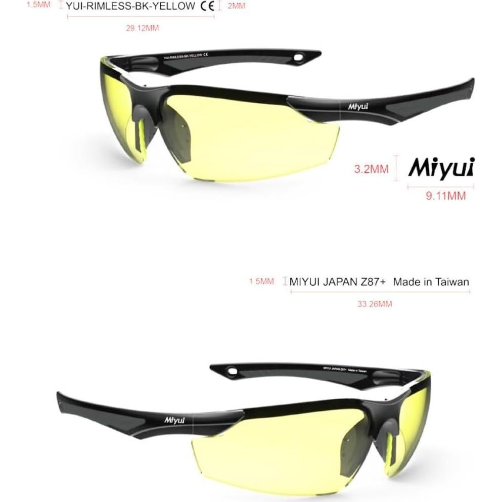 Gafas de Tiro Antivaho MIYUI JAPAN Balísticas Protección UV