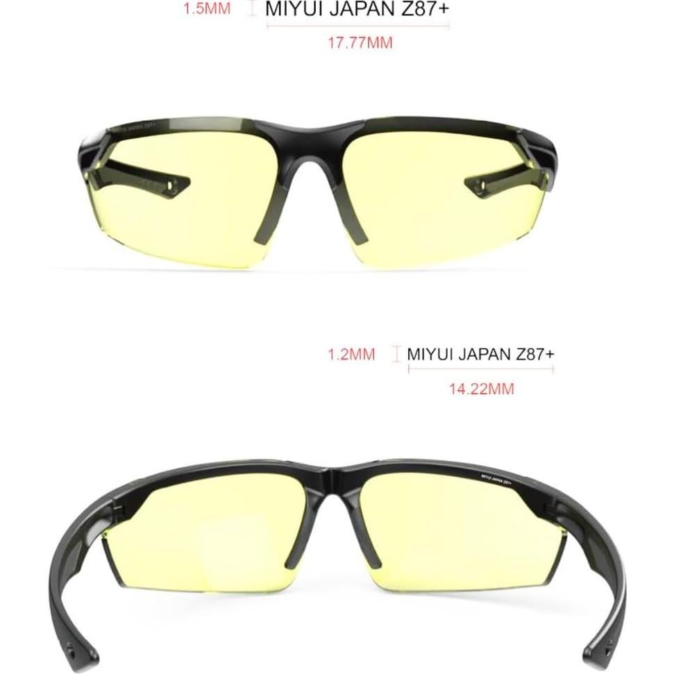 Gafas de Tiro Antivaho MIYUI JAPAN Balísticas Protección UV