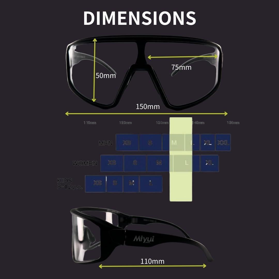 Gafas de Tiro Antivaho MIYUI JAPAN Balísticas Seguridad