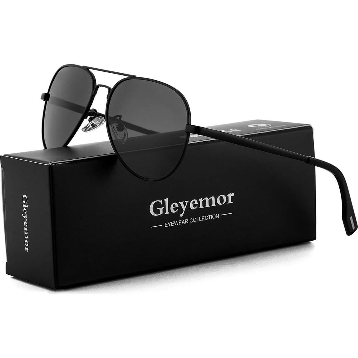 Gafas de sol Gleyemor Aviador Polarizadas 52mm para Caras Pequeñas