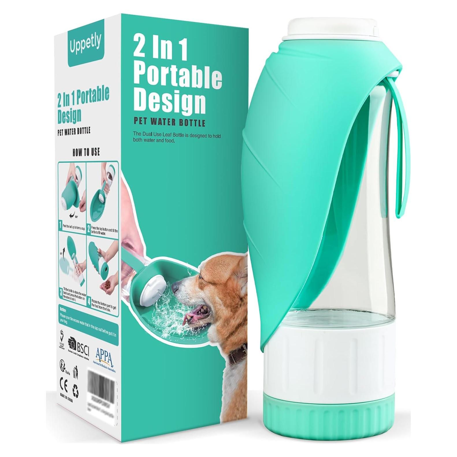 Botella de Agua para Perros Uppetly 20oz a Prueba de Fugas