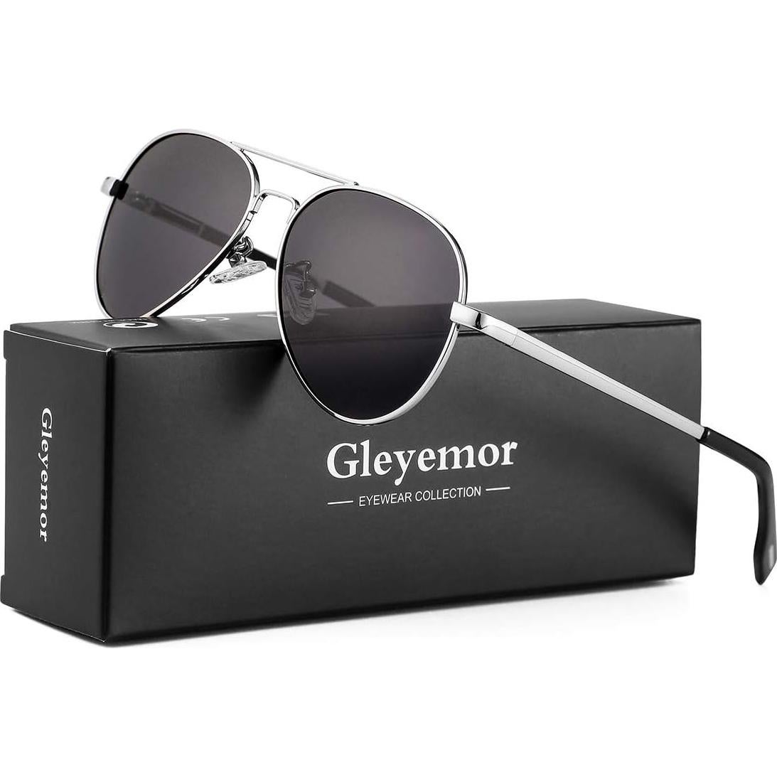 Gafas de Sol Aviador Gleyemor 52mm Polarizadas Unisex