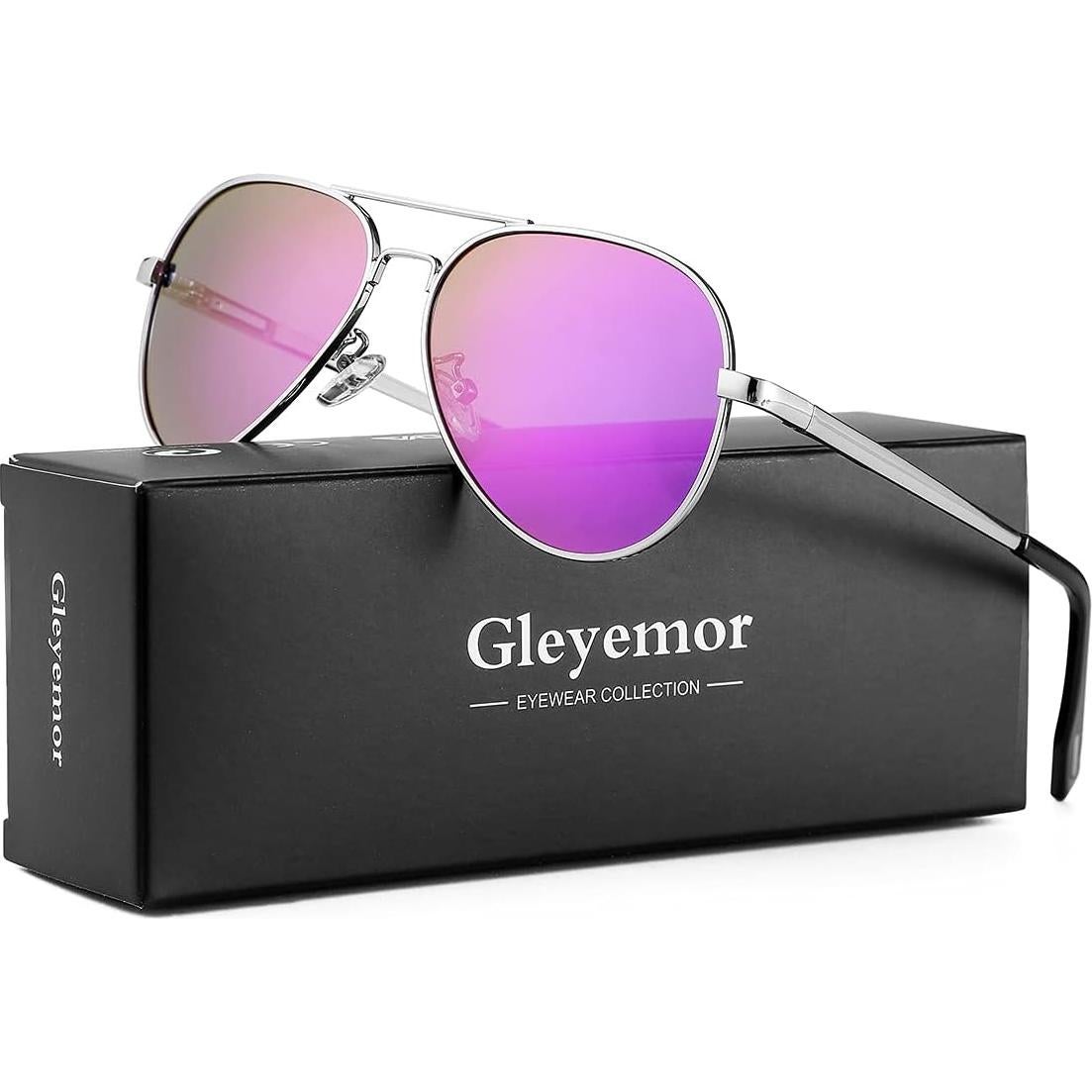 Gafas de Sol Aviador Gleyemor 52mm Polarizadas Unisex