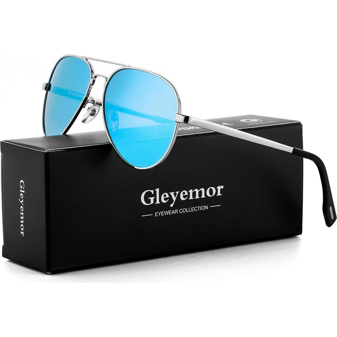 Gafas de Sol Aviador Gleyemor 52mm Polarizadas Unisex