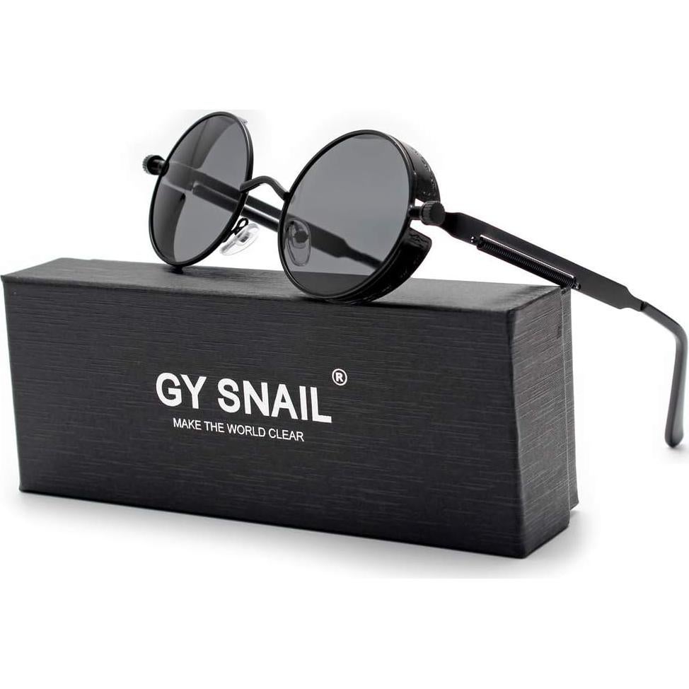 Gafas de sol GY Snail Polarizadas Retro Steampunk para Mujeres