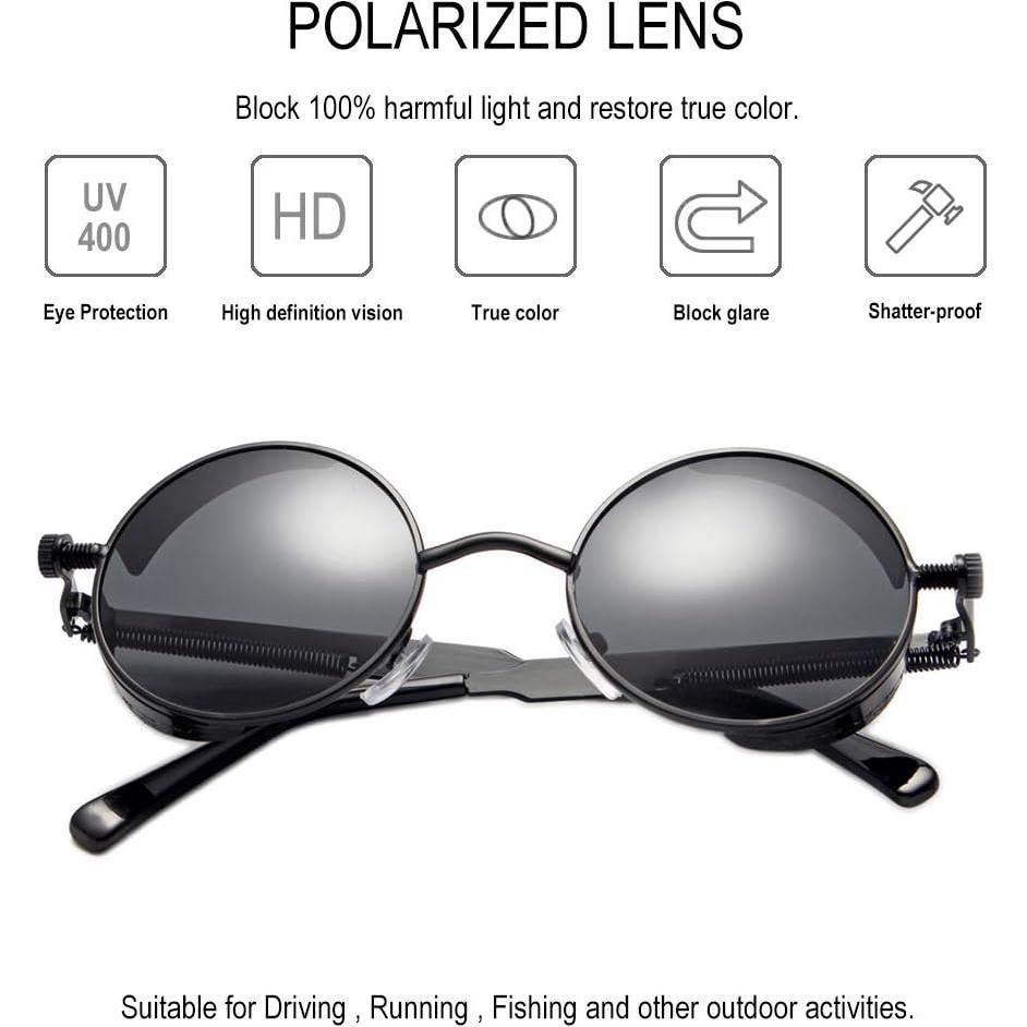 Gafas de sol GY Snail Gothic polarizadas para mujer