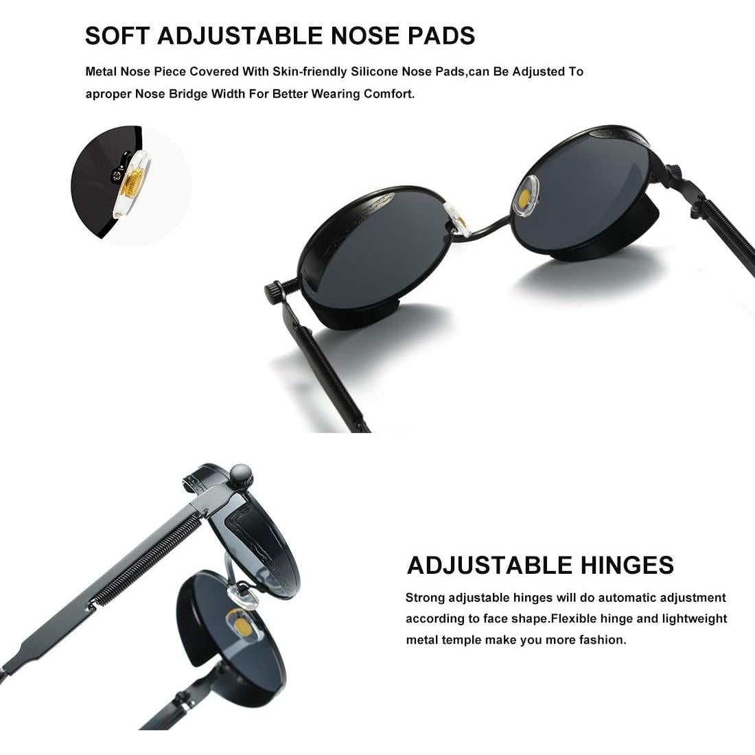 Gafas de sol GY Snail Gothic polarizadas para mujer