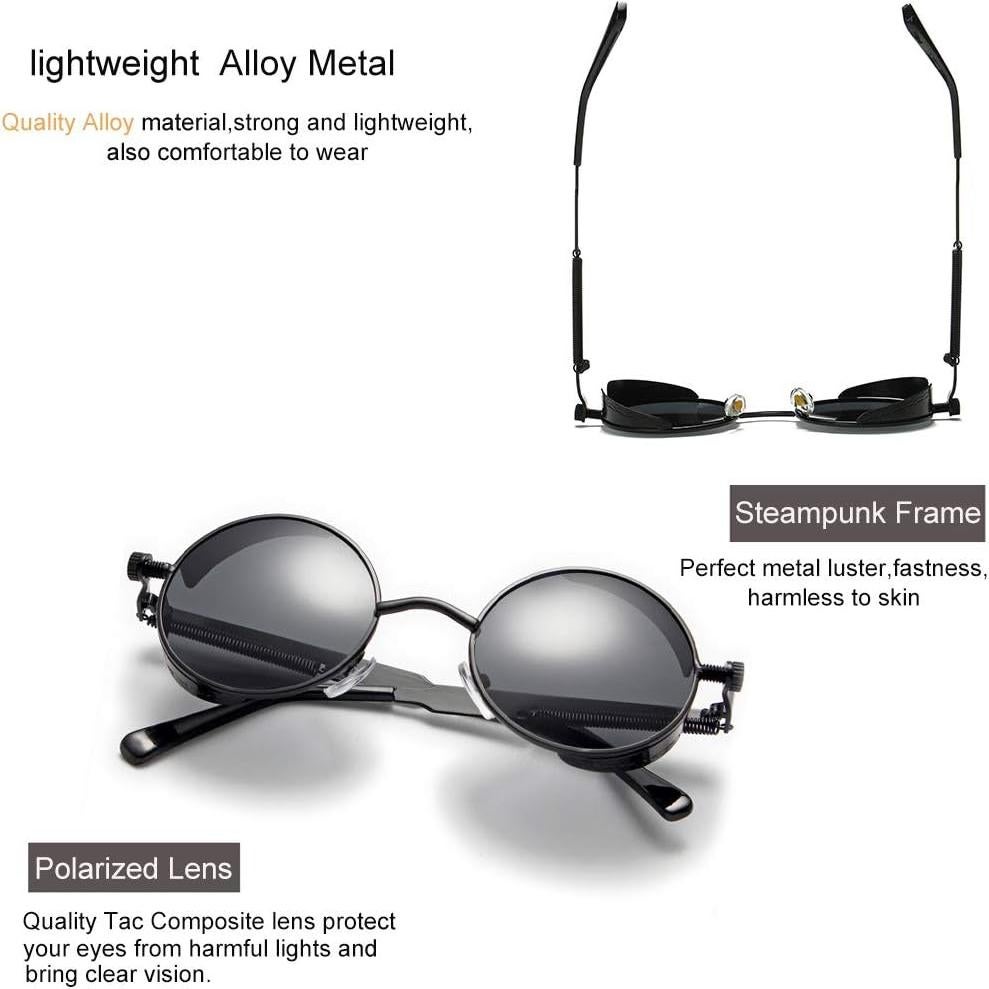 Gafas de sol GY Snail Gothic polarizadas para mujer