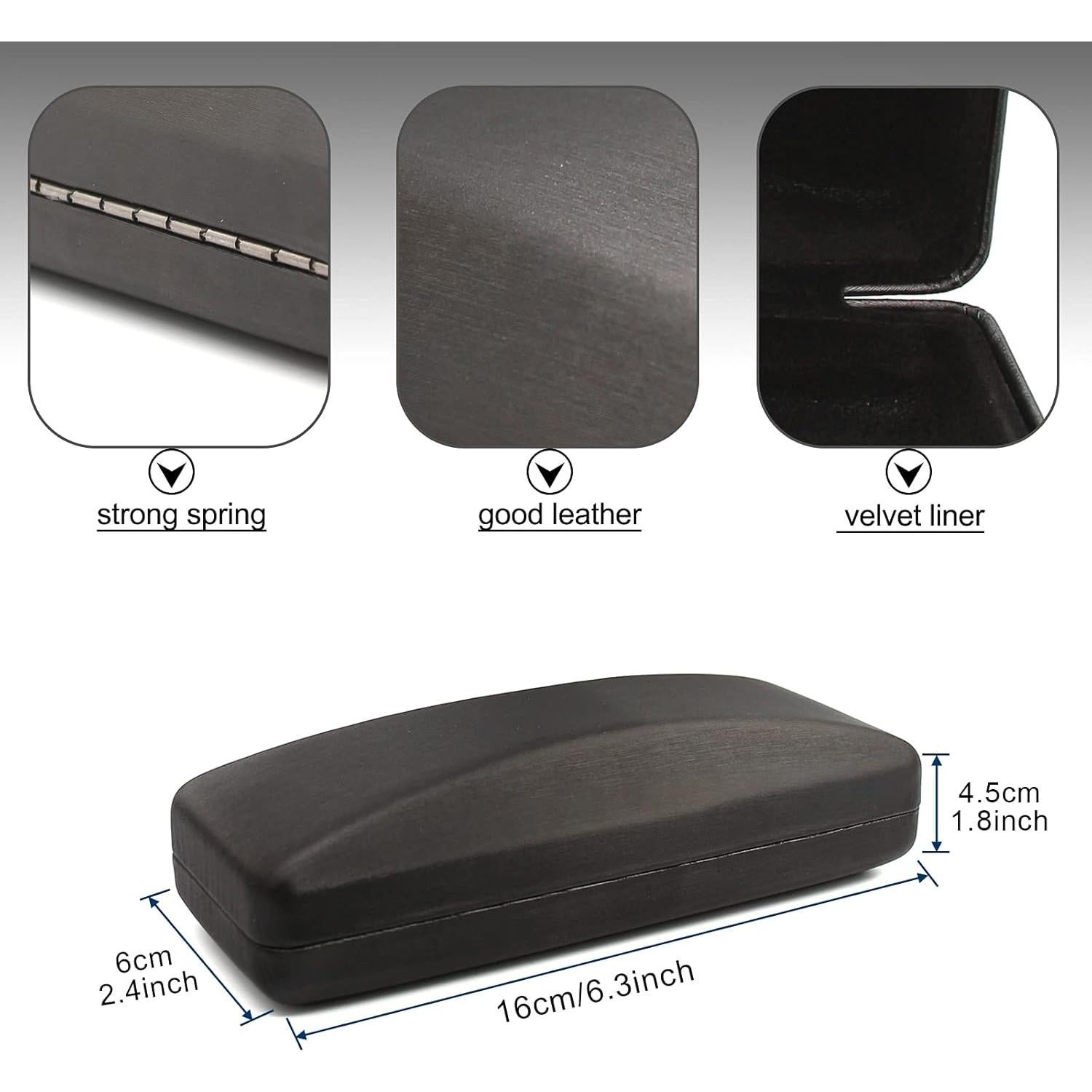 Estuche Duro para Gafas SMARTTOP - Protección y Paño de Limpieza