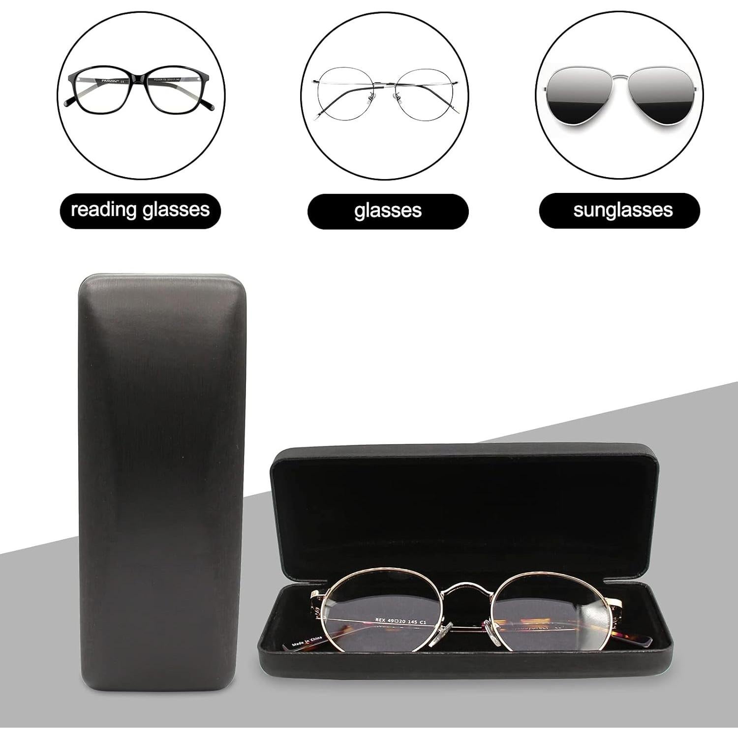 Estuche Duro para Gafas SMARTTOP - Protección y Paño de Limpieza