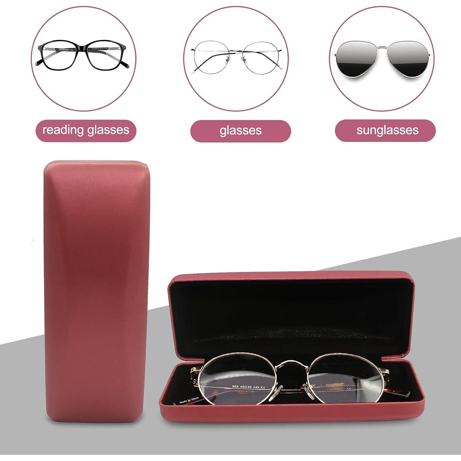 Estuche Duro para Gafas SMARTTOP con Paño de Limpieza