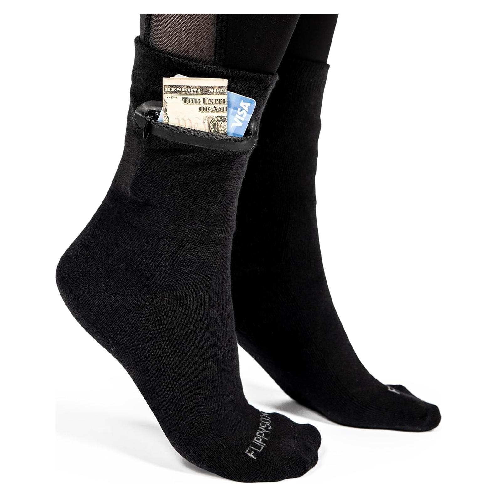 Calcetines con bolsillo oculto FlippySox para hombres