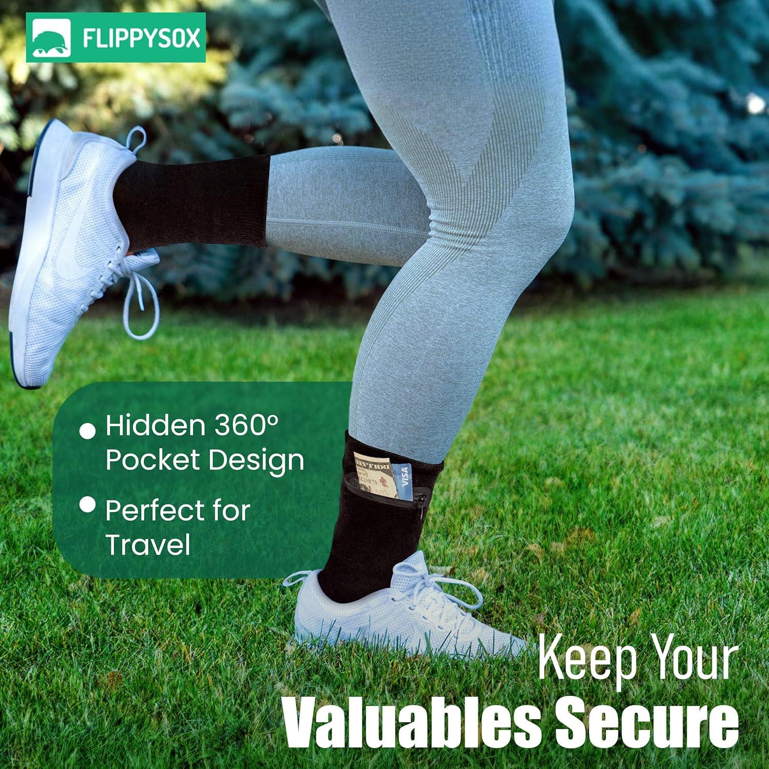 Calcetines con bolsillo oculto FlippySox para hombres