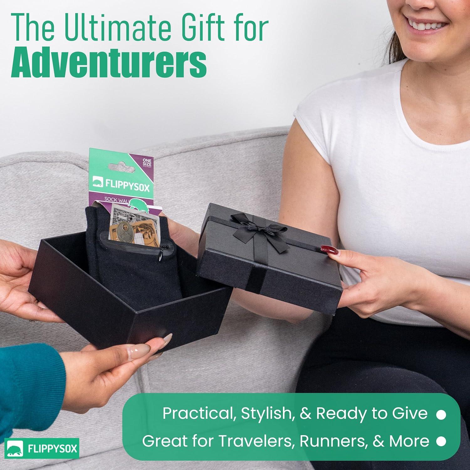 Calcetines con bolsillo oculto FlippySox para hombres