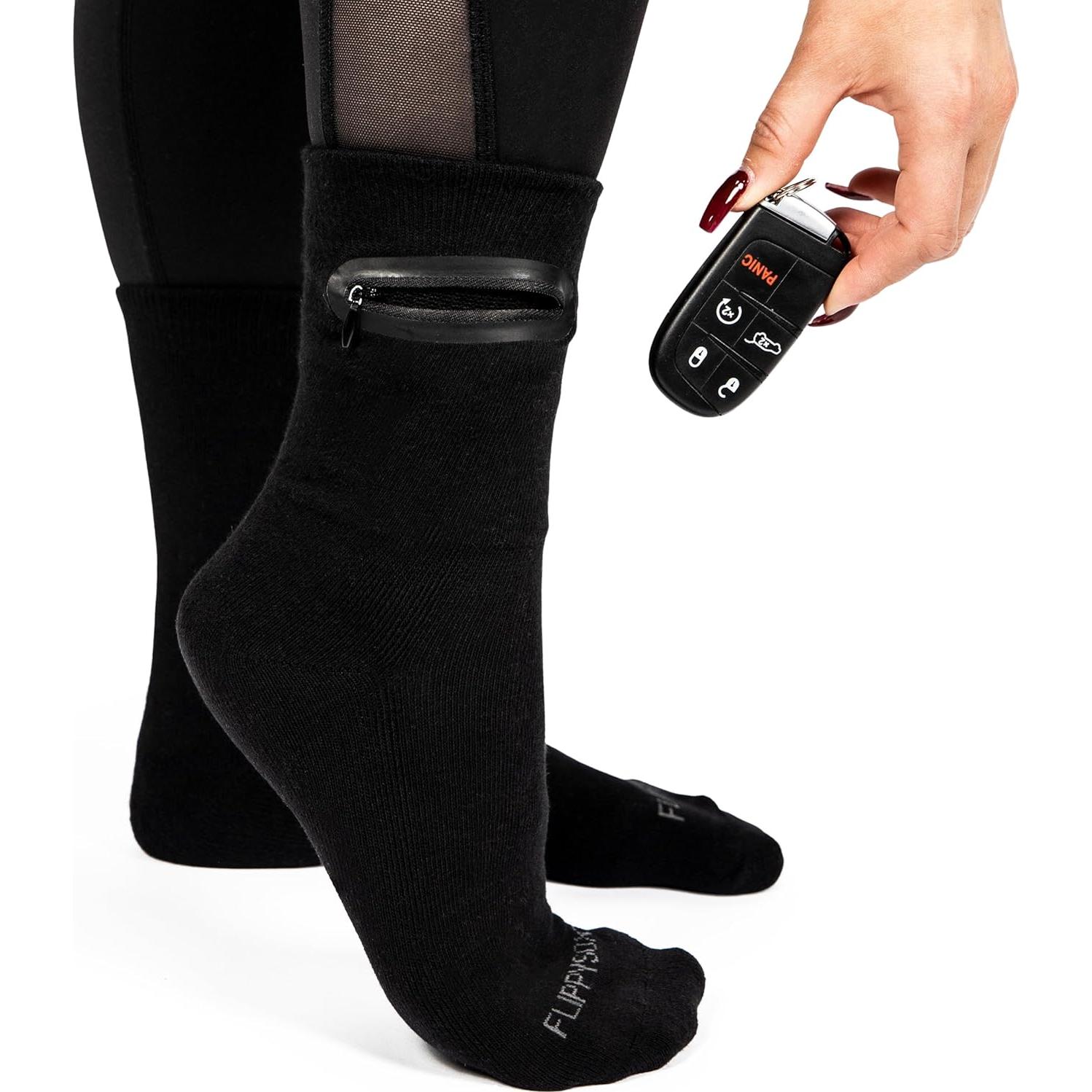 Calcetines con bolsillo oculto FlippySox para hombres