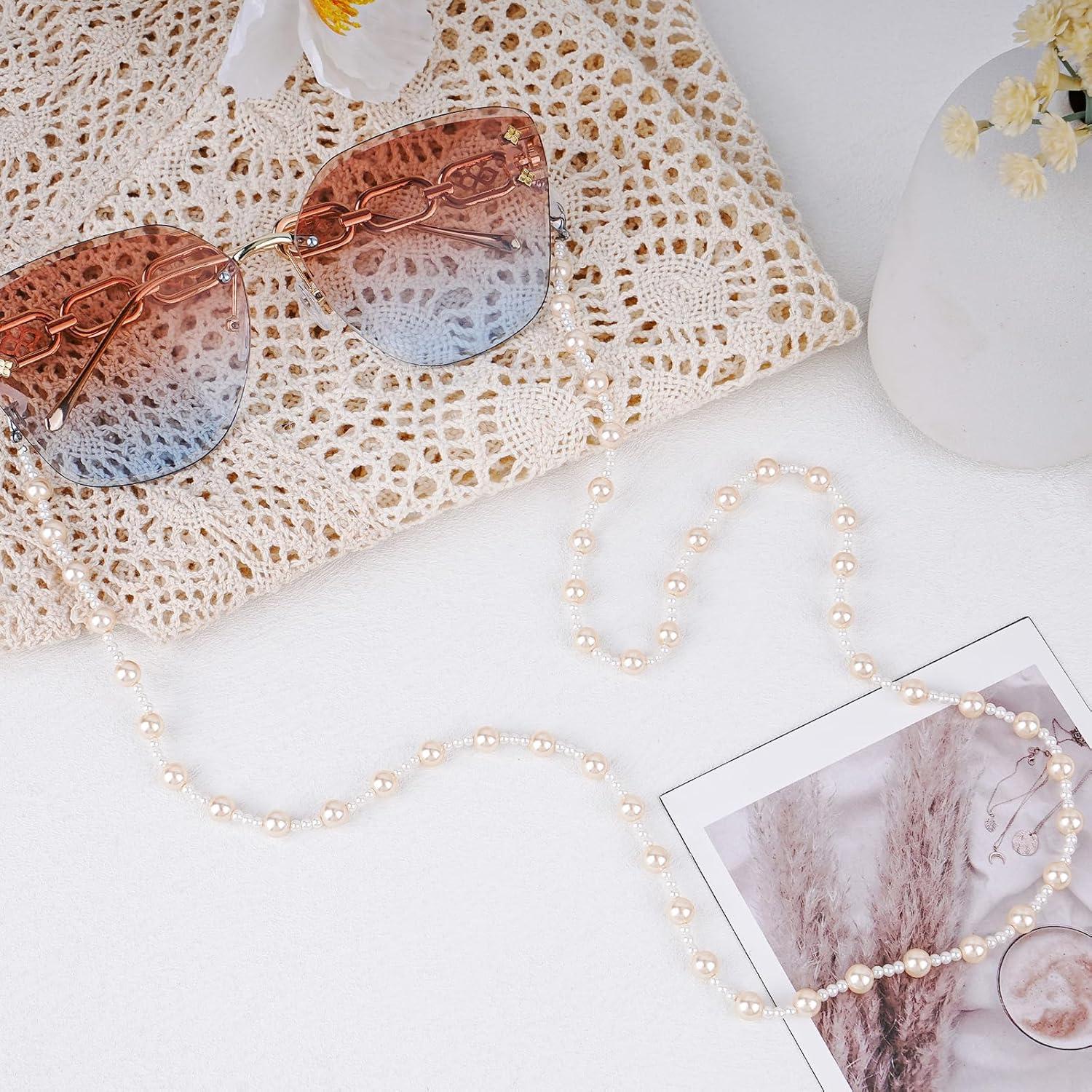 Cadena de Gafas BILIONE Unisex 75 cm Color Champán