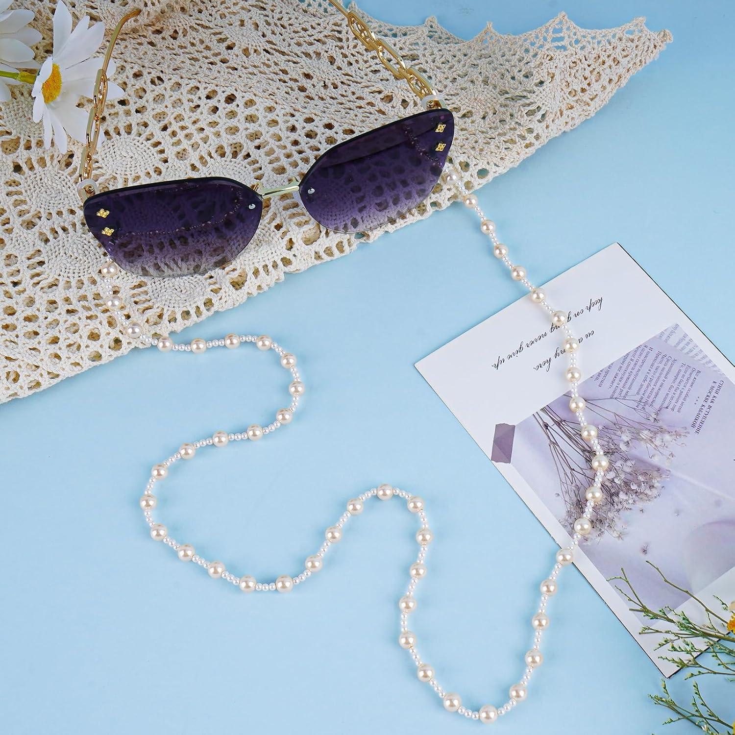 Cadena de Gafas BILIONE Unisex 75 cm Color Champán