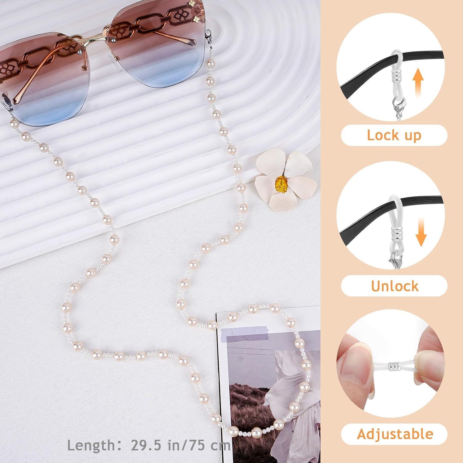 Cadena de Gafas BILIONE Unisex 75 cm Color Champán