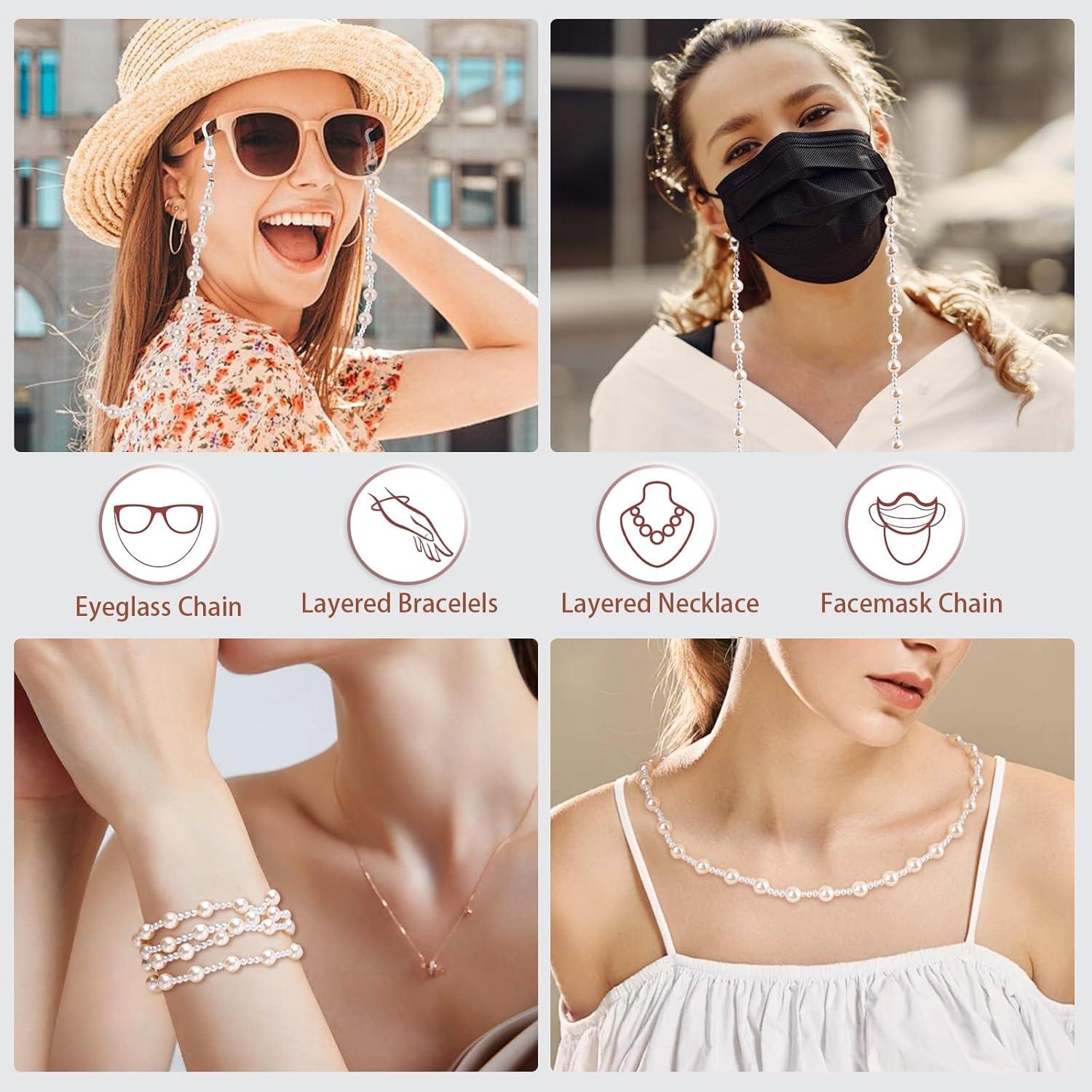 Cadena de Gafas BILIONE Unisex 75 cm Color Champán