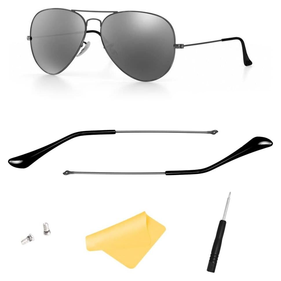 Consejos de Templo Ray-Ban Aviador RB3025 Kit Reparación