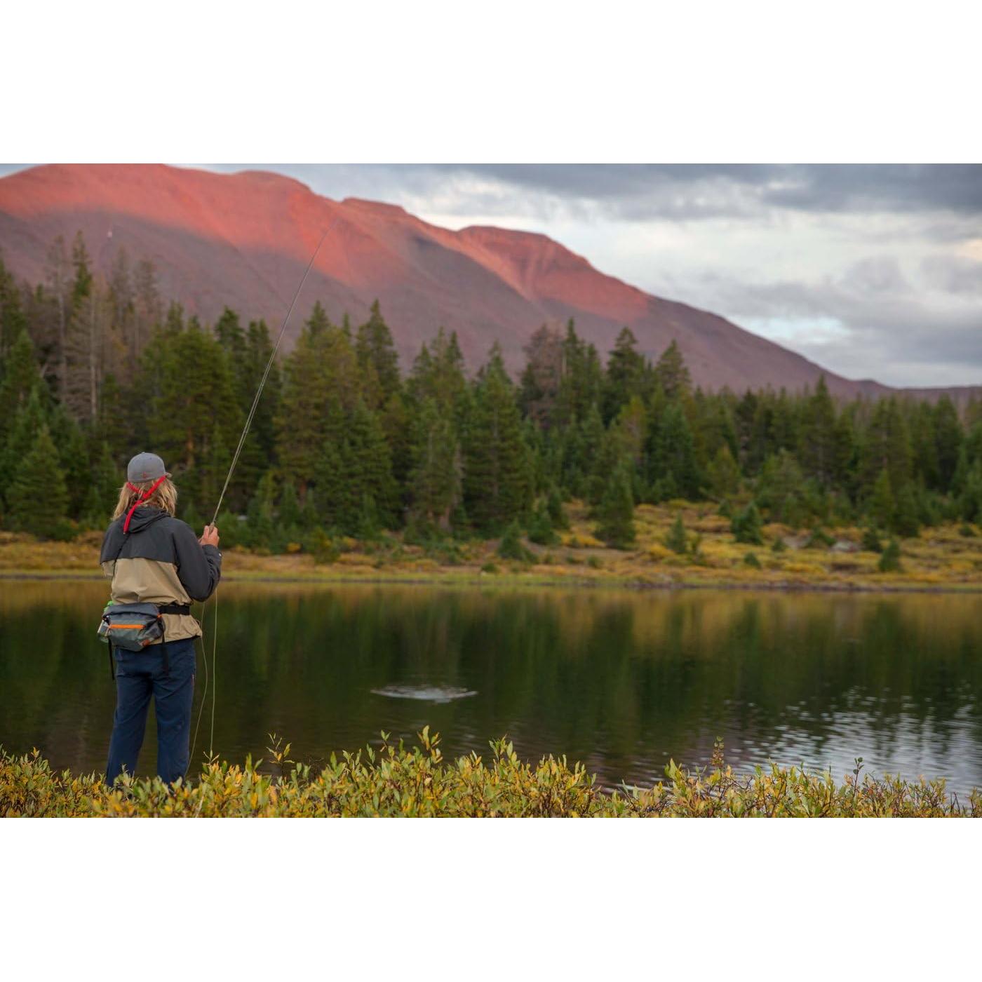 Retenedor de Gafas Chums Algodón Rojo/Gris Estándar