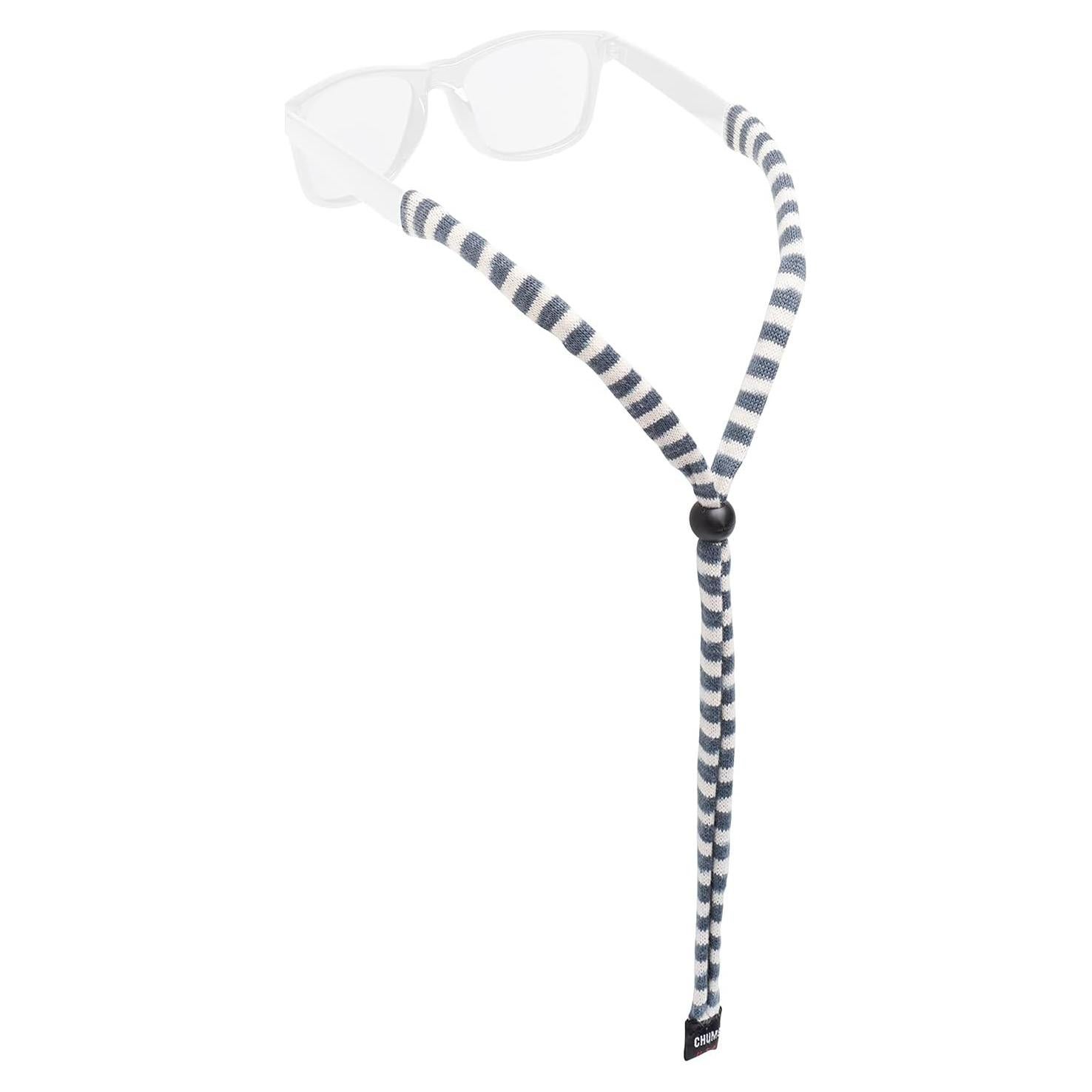 Retenedor de Gafas Chums Algodón Original Estándar Gris/Blanco