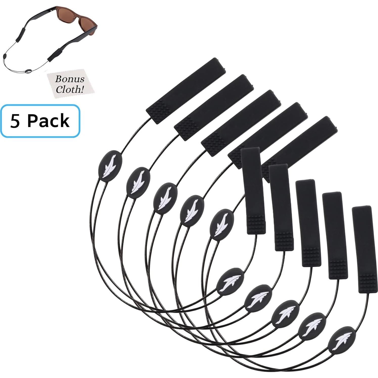 Correa Ajustable para Gafas - Estilo Tiburón - 5 Piezas