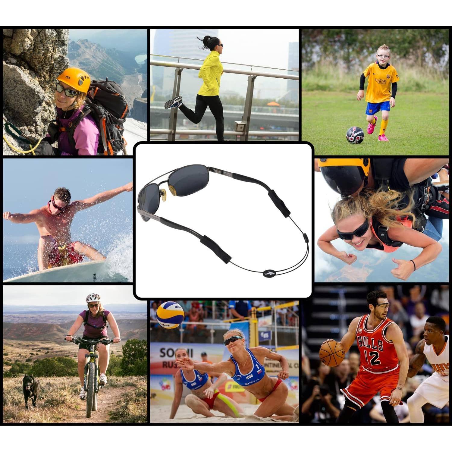 Correa Ajustable para Gafas - Estilo Tiburón - 5 Piezas